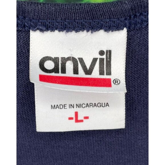 Auburn Tigers AU War Eagle Delta Delta Delta Sorority Blue Men’s Large Tank Top - Picture 3 of 3